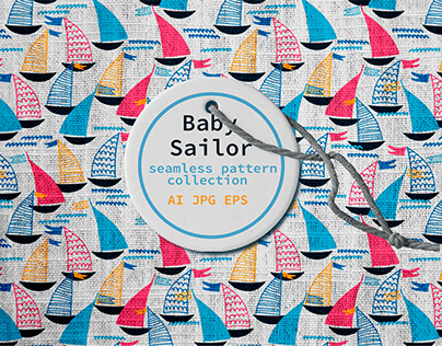 12 seamless patterns for children and babys