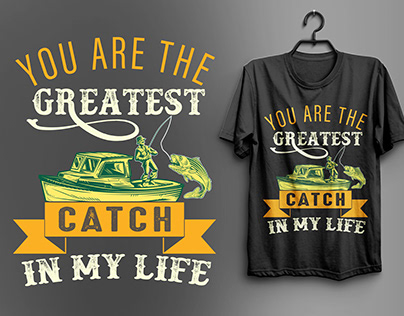 Custom Fishing T-Shirt Design