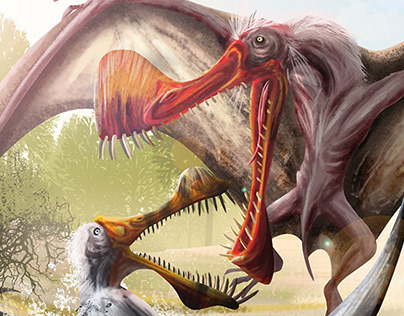 Palearte pterossauro brasileiro "Museu Nacional"
