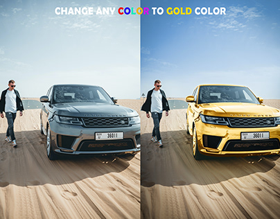 change any color to gold color