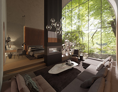 Modern villa interior design ll Crescent Villa