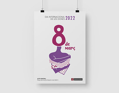 Cartel "Dia Internacional de les Dones 2022"