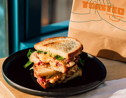 Toasted Sandwich Shop Brand Identity