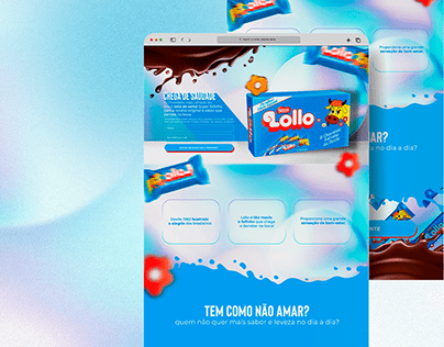 Landing Page for Chocolate Lollo