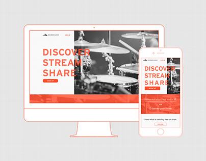 Soundcloud | Homepage Redesign