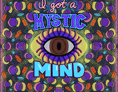 Mystic Mind Scarf Illustration/Design