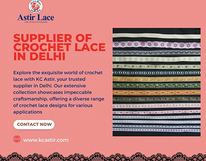 supplier of crochet lace in delhi