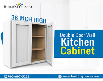 36 Inch High Double Door Wall Cabinet - RTA Cabinet