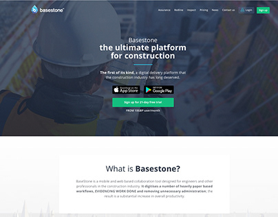 BaseStone Landing page