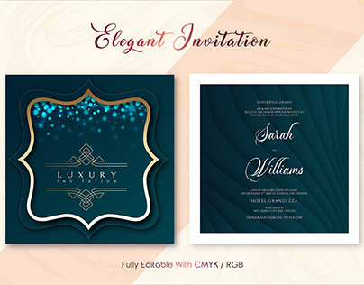 Elegant Invitation Template Ver E