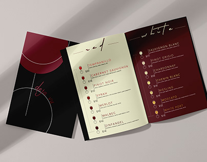 deja vu wine menu