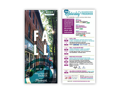 Downtown Frederick Partnership Marketing Colalteral
