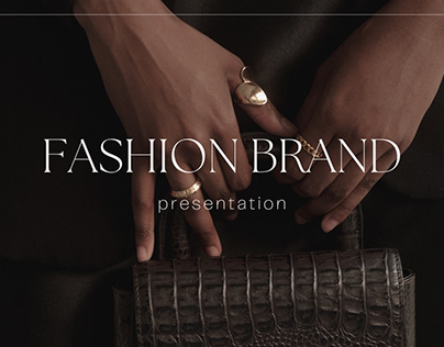 Minimalist Fashion Brand Presentation