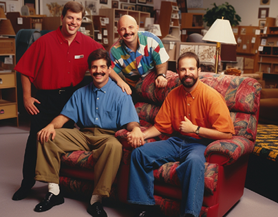AI 90s Discount Furniture Store Commercial Stills
