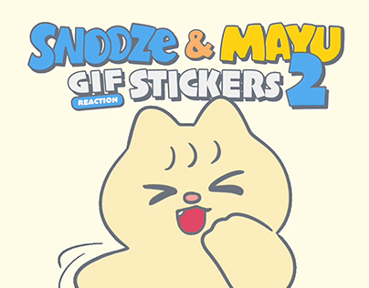 Snooze & Mayu GIF Reaction Stickers 2