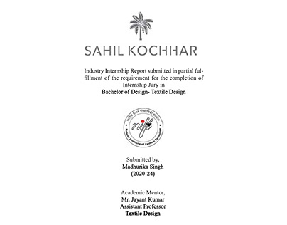 Sahil Kochhar: Industry Internship Report