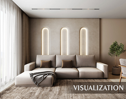 3D Visualization of the living room