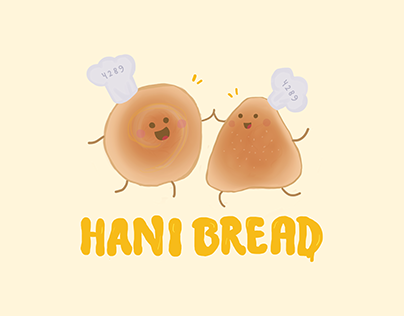 HANI BREAD Rebranding: Logo & Namecard Design