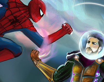 Spiderman And Mysterio