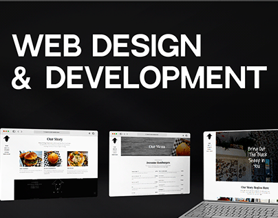 Web Design & Development - Black Sheep Burgers