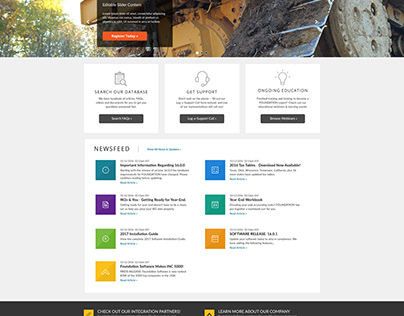 Client Website UI Designs