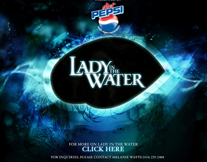 Diet Pepsi/Lady in the Water Banner Ad