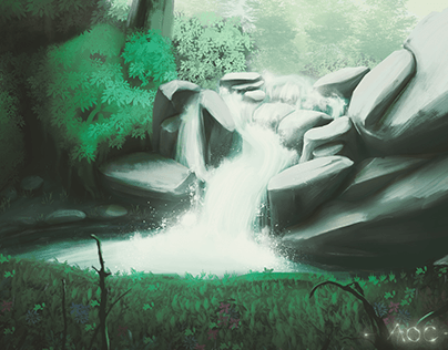 Waterfall - Background Enviroment