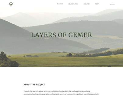 Layers of Gemer Webdesign Desktop Version