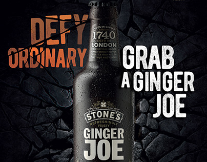 Ginger Joe Defy Ordinary - launch campaign