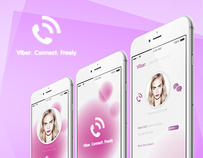 (Personal project) Redesign Viber