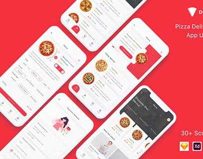 Denrit – Pizza Delivery App UI Templates