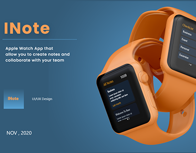 Apple Watch Note Tacking app
