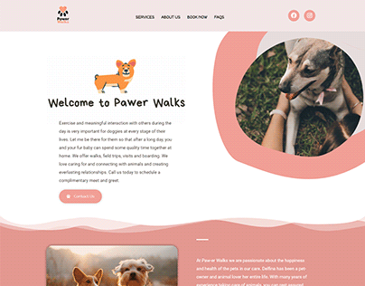 Pawer Walks - Web for Dog Sitting