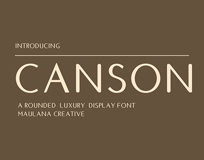 Canson Rounded Sans Serif Font