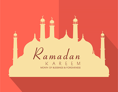 month of blessing ramadan template