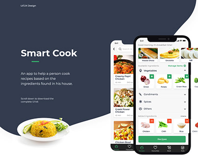 Smart Cook - UI kit available