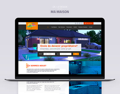 Real Estate website : Ma Maison