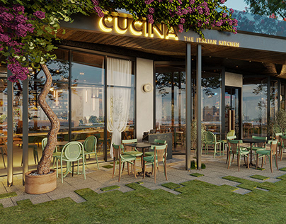 CUCINA restaurant " Exteriors" - DJIBUTI- AFRICA