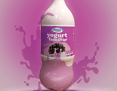 Cartel publicitario de Yogurt