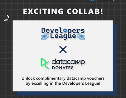 Developers League X datacamp Donates