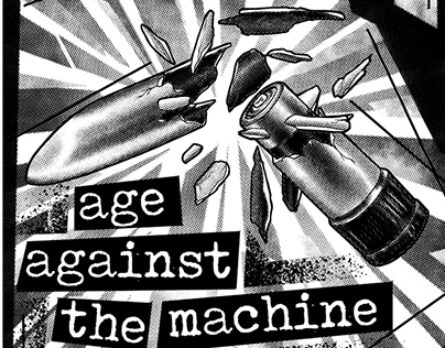 Age Against the Machine t shirt design