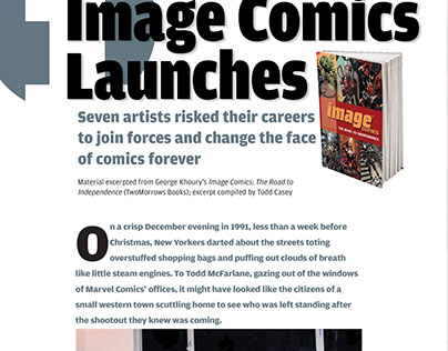Image Comics feature for Wizard Magazine #200