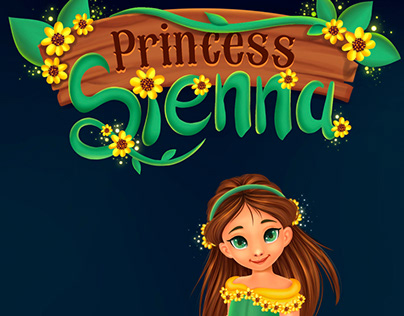 Princess Sienna - Game title screen