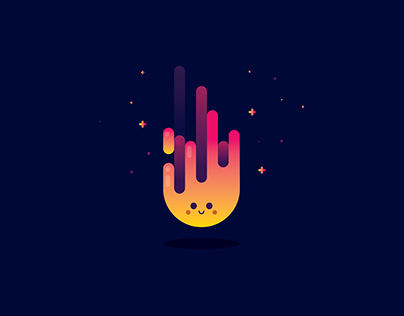 Happy Fire illustration