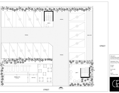 Floorplans 2D Residential building