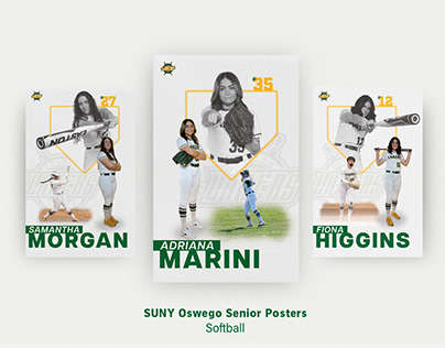 SUNY Oswego - Softball Senior Posters