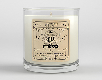 Soy Candle Label Design