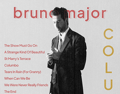 Bruno Major's Columbo Album Cover Design