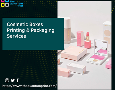 Cosmetic Boxes Printing & Packaging Services