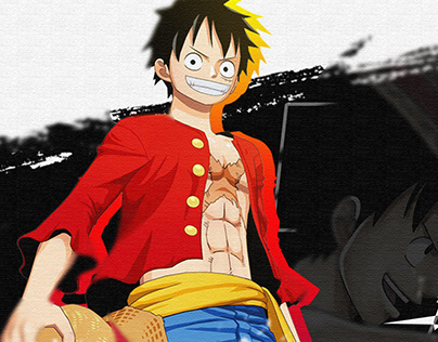 Luffy (One Piece) Header Twitter